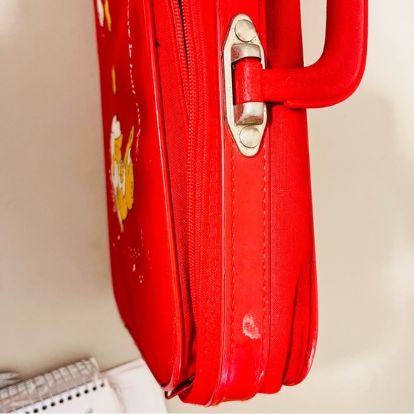 1980's vintage Care Bear Red Luggage READ! - Picture 6 of 16